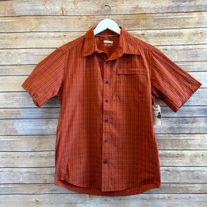 Marmot Shirt Men’s Size Small Ellery Plaid Short Sleeve Button Down NWT